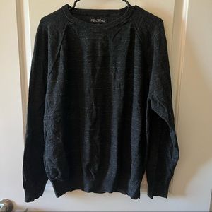 J. Crew Charcoal black crew neck sweater